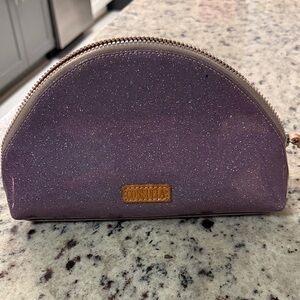 Consuela Sparkling Purple Cosmetic Case